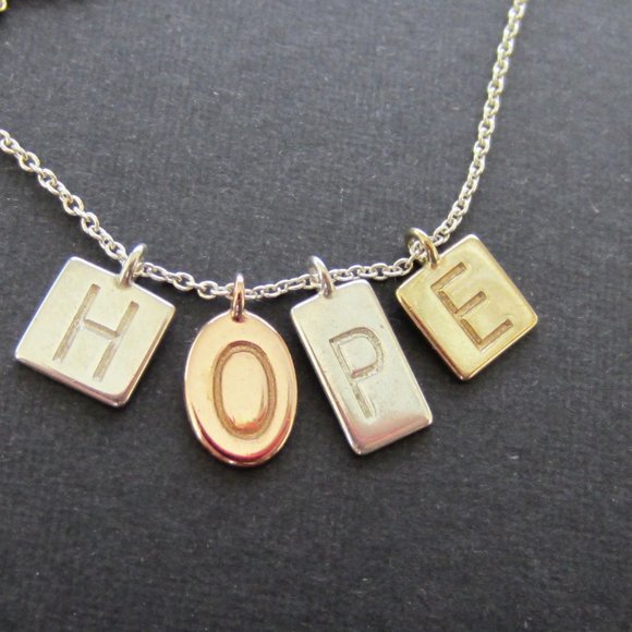 Stella & Dot sterling silver Hope Necklace - Picture 3 of 7